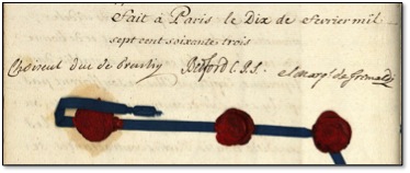Le Traité de Paris de 1763