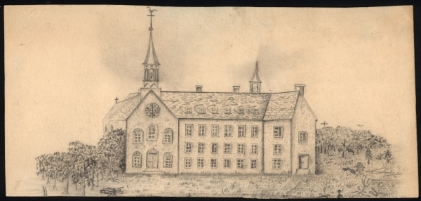 L'Hôpital générale des Frères Charon à Montréal, 1693.