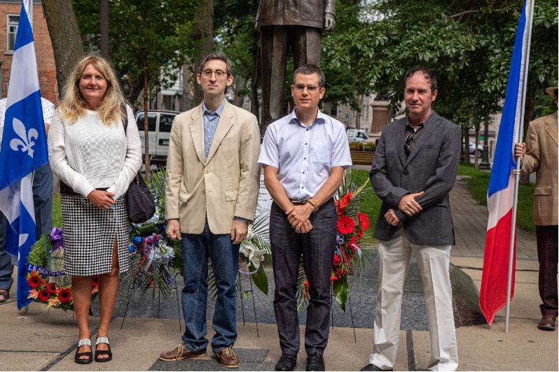 Cercle québécois des affaires internationales, Anne Fortin, M. Sylvain Lepage, M. Philippe Quesnel, M. Nicolas Contessi.