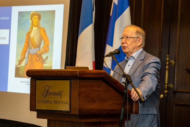 Roger Barrette, conférence d'ouverture: « Frontenac: la vie d'un gouverneur audacieux »