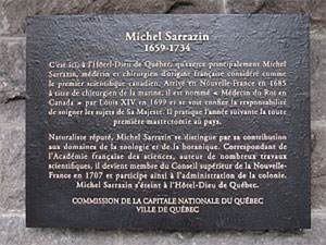 Michel Sarrazin - Plaque commémorative