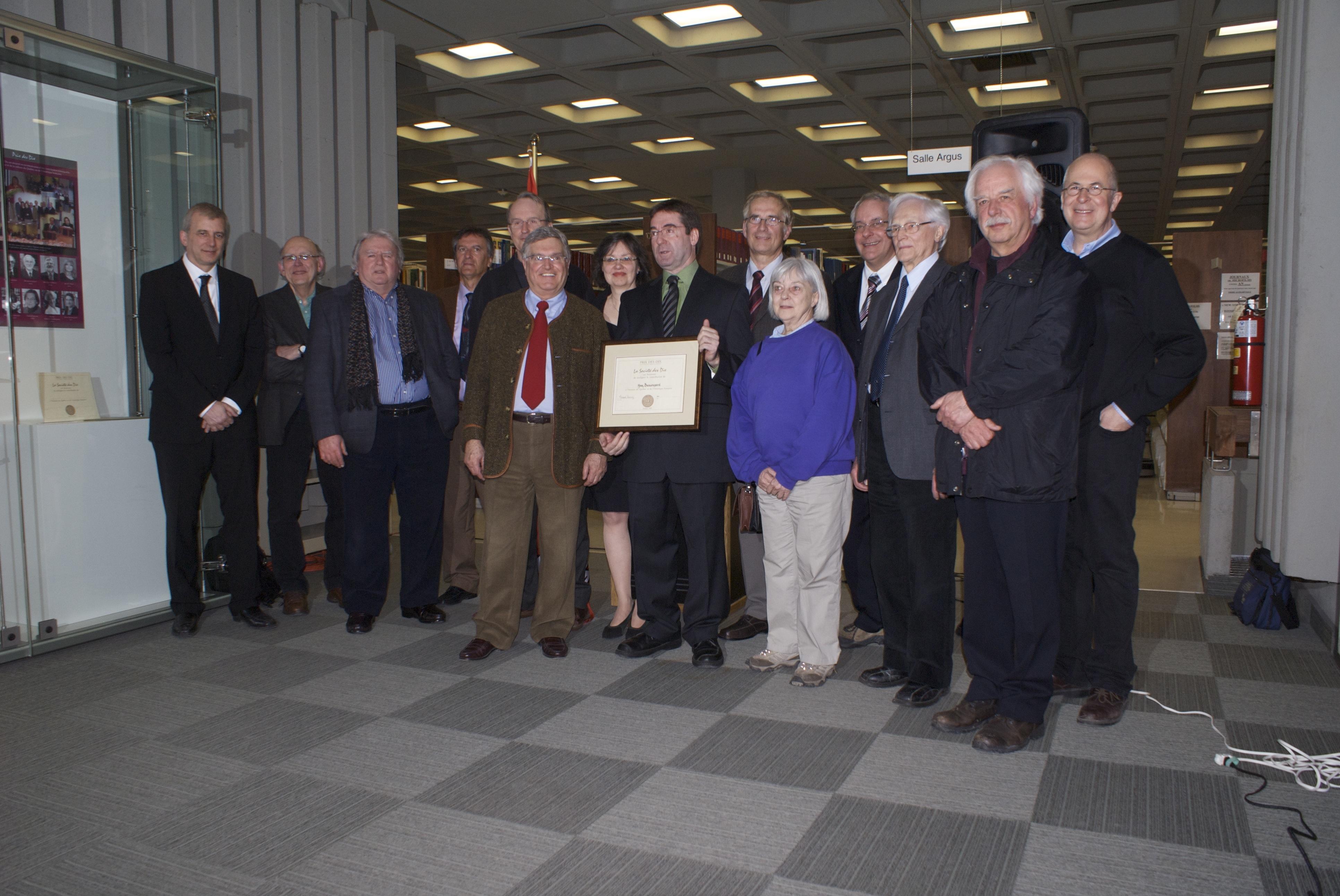 Yves Beauregard récipiendaire du Prix des Dix