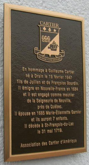 Plaque commémorative