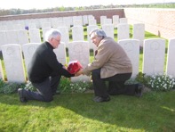 Gilbert Pilleul et Denis Racine, Chérisy, France, 5 avril 2014.